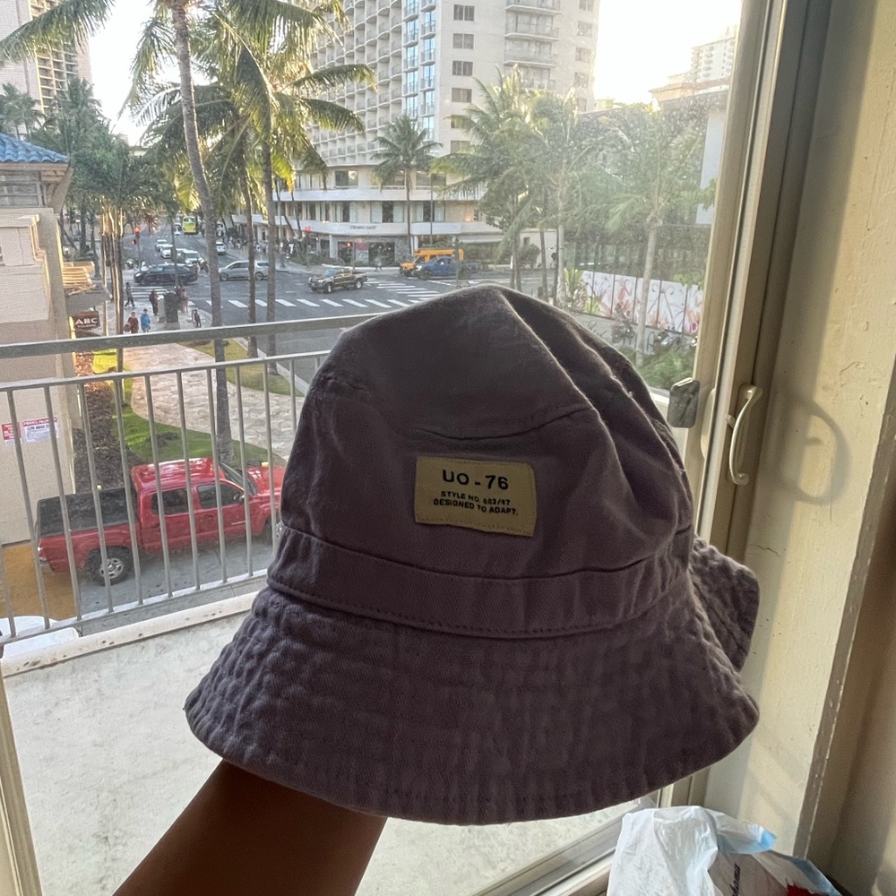 Urban outfitters purple bucket hat